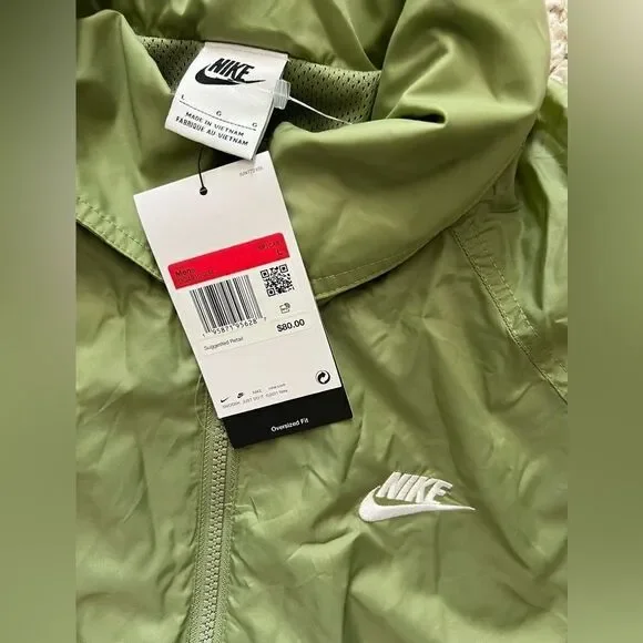 Nike Sportswear Windrunner Ulined Woven Anorak Jacket Green